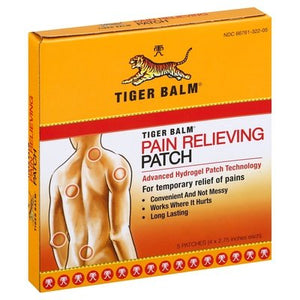 Tiger Balm Pain Relieving Patch 6/5 CT [UNFI-CARLISLE #917880] T