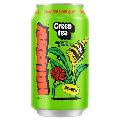 Halfday Green Tea 12/12 OZ [UNFI #2712529] [ebt]
