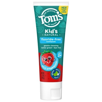 Toms Of Maine Toothpaste Fluoride-Free Silly Strawberry Kids 6/5.1 OZ [UNFI-CARLISLE #2555464] T