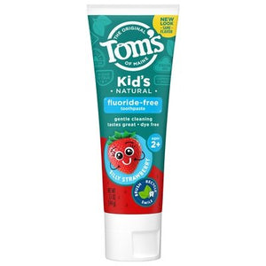 Toms Of Maine Toothpaste Fluoride-Free Silly Strawberry Kids 6/5.1 OZ [UNFI-CARLISLE #2555464] T