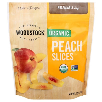 Woodstock Peach Slices Organic Og2 12/10 OZ [UNFI #338616] [ebt]