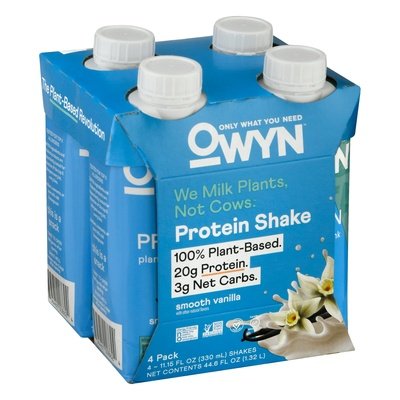 Owyn-Only What You Need Protein Shake Smooth Vanilla 4 Pack 3/4/11.14Z [UNFI #2634921] [ebt]