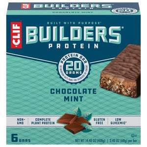 Clif Bar Protein Bars Chocolate Mint 6/6/2.4OZ [UNFI #1313287] [ebt]