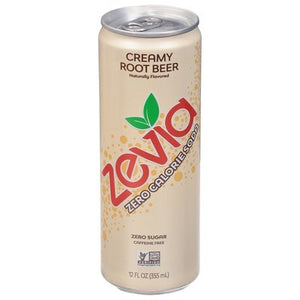 Zevia Soda Zero Calorie Creamy Root Beer 12/12 OZ [UNFI #2819266] [ebt] T