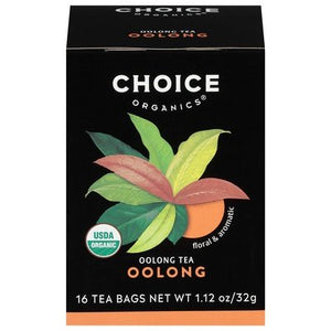 Choice Organics Oolong Tea Oolong Tea Bags Og2 6/16 BAG [UNFI #848978] [ebt]