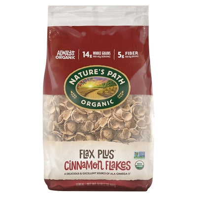 Natures Path Cereal Cinnamon Flakes Og2 6/32 OZ [UNFI #711416] [ebt]