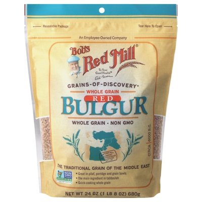 Bobs Red Mill Bulgur Whole Grain Red 4/24 OZ [UNFI #2596187] [ebt]