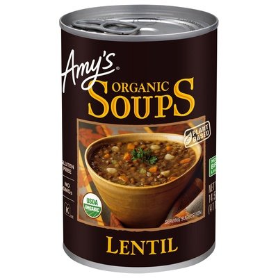Amys Soups Organic Lentil Og2 12/14.5 OZ [UNFI #933937] [ebt]