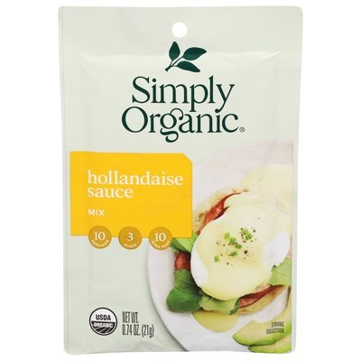 Simply Organic Hollandaise Sauce Mix Og2 12/.74 OZ [UNFI #2564672] [ebt]