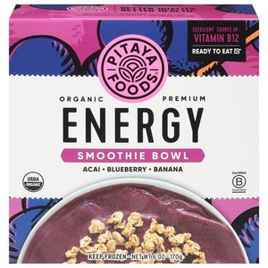 Pitaya Foods Smoothie Bowl Organic Acai/Blueberry/Banana Energy Og2 6/6 OZ [UNFI #3030889] [ebt]