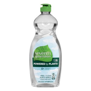 Seventh Generation Dish Liquid Free & Clear 6/19 OZ [UNFI #2691731] T