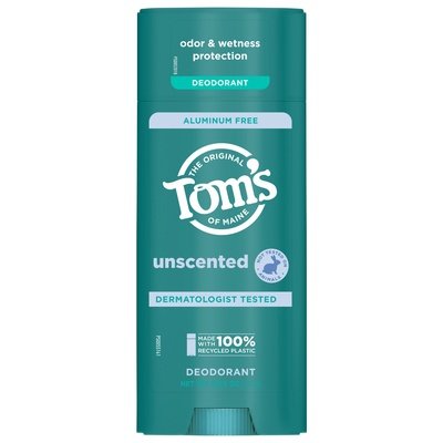 Toms Of Maine Deodorant Unscented Aluminum Free 6/3.25 OZ [UNFI-CARLISLE #3025582] T
