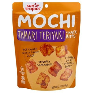 Sun Tropics Mochi Snack Bites Tamari Teriyaki 12/3.50 OZ [UNFI #2341063] [ebt]