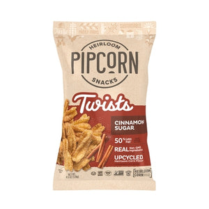 Pipcorn Cinnamon Sugar Twists 12/4.5 OZ [UNFI #2919769] [ebt]