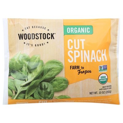 Woodstock Cut Spinach Organic Og2 12/10 OZ [UNFI #154450] [ebt]