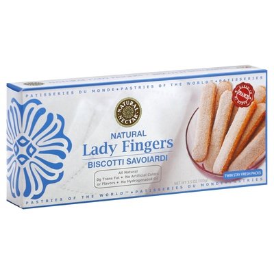 Natural Nectar Lady Fingers Biscotti Savoiardi Natural 20/3.5 OZ [UNFI #438945] [ebt]
