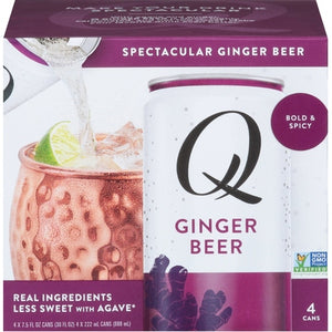 Q Drinks Ginger Beer 6/4/7.5 oz [UNFI #2118669] T [ebt]