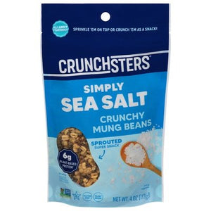 Crunchsters Mung Beans Simply Sea Salt Crunchy 6/4 OZ [UNFI #2166080] [ebt]