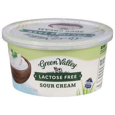 Green Valley Creamery Sour Cream Lactose Free 6/12 OZ [UNFI #2478220] [ebt]