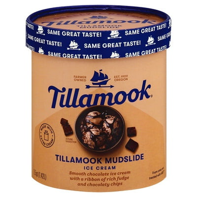 Tillamook Ice Cream Tillamook Mudslide 6/1.5 QT [UNFI #2686095 ] [ebt]