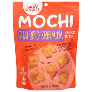 Sun Tropics Mochi Snack Bites Thai Bird Sriracha 12/3.50 OZ [UNFI #2341055] [ebt]