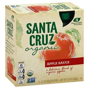 Santa Cruz Organic Apple Sauce Og2 6/4/3.2 OZ [UNFI #1528322] [ebt]