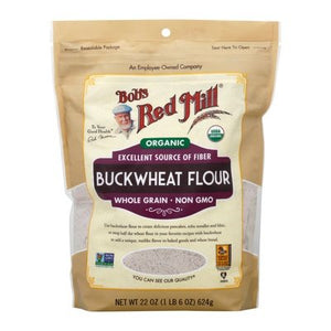 Bobs Red Mill Flour Organic Whole Grain Buckwheat Og2 4/22 OZ [UNFI #2486363] [ebt]
