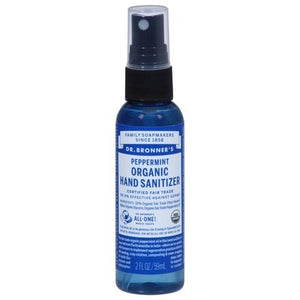 Dr Bronners Hand Sanitizer Organic Peppermint Og2 12/2 OZ [UNFI-CARLISLE #2398204] T