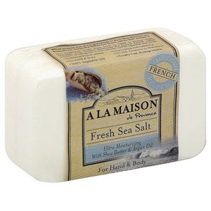 A La Maison Soap Fresh Sea Salt For Hand & Body 1/8.8 OZ [UNFI-CARLISLE #1419670] T