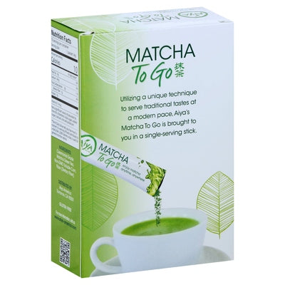 Aiya Matcha To Go 8/10 CT [UNFI-CARLISLE #2012706] [ebt]