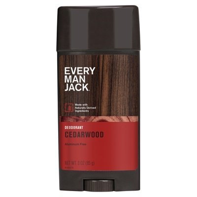 Every Man Jack Deodorant Aluminum Free Cedarwood 1/3 OZ [UNFI-CARLISLE #689539] T