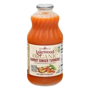 Lakewood Juice Blend Carrot Ginger Turmeric Organic Og2 6/32 OZ [UNFI #2658748] [ebt]