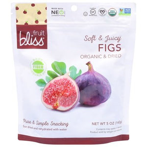 Fruit Bliss Figs Organic & Dried Soft & Juicy Og1 6/5 OZ [UNFI #1569177] [ebt]