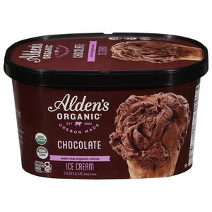 Aldens Organic Ice Cream Chocolate Og2 3/48 OZ [UNFI #1834738] [ebt]