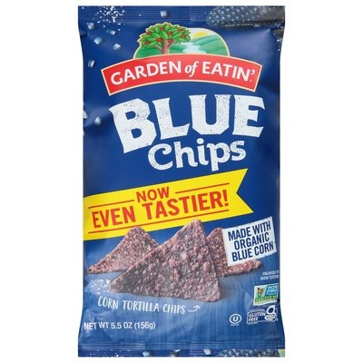 Garden Of Eatin Corn Tortilla Chips Blue Chips Og3 12/5.5 OZ [UNFI #2627172] [ebt]
