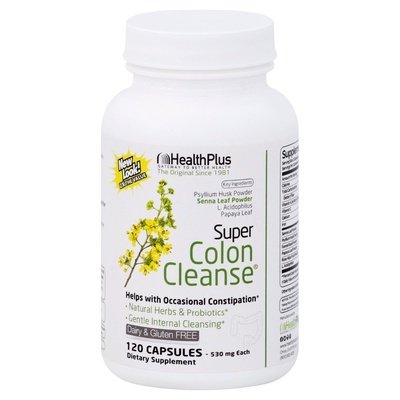 Health Plus Super Colon Cleanse 530 Mg Capsules 1/120 CAP [UNFI-CARLISLE #485250]
