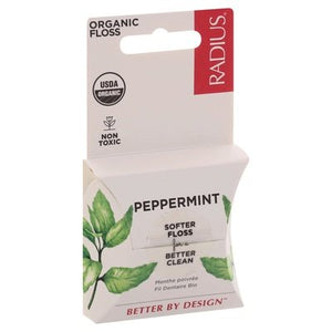 Radius Floss Organic Peppermint 6/55 YD [UNFI-CARLISLE #2690089] T