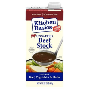 Kitchen Basics Beef Stock Unsalted 12/32 OZ [UNFI #528000] [ebt]