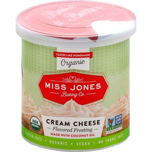 Miss Jones Baking Co Flavored Frosting Organic Cream Cheese Og2 6/11.29 OZ [UNFI #1908235] [ebt]