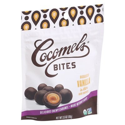 Cocomels Dark Chocolate Madagascar Vanilla Bites Og2 6/3.5 OZ [UNFI #2098952] [ebt]