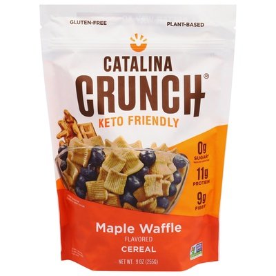 Catalina Crunch Cereal Keto Friendly Maple Waffle Flavored 6/9 OZ [UNFI #2487676] [ebt]