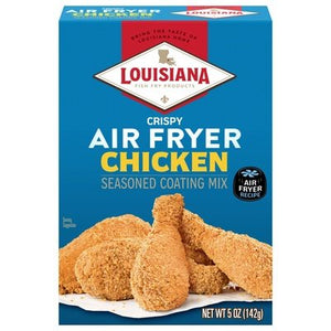 Louisiana Fish Fry Seasoned Coating Mix Chicken Crispy Air Fryer 6/5 OZ [UNFI #2468692] [ebt]