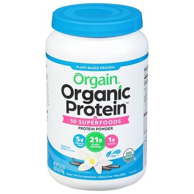 Orgain Protein Powder + 50 Superfoods Vanilla Bean Flavored Og2 1/2.02 LB Og2 [UNFI-CARLISLE #2470920]
