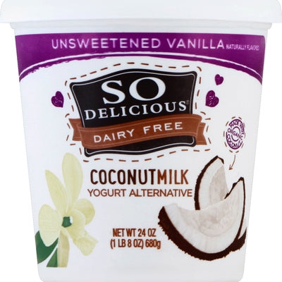 So Delicious Yogurt Alternative Coconutmilk Unsweetened Vanilla Og3 Og3 6/24 oz [UNFI #1852789 ] [ebt]
