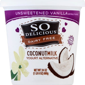 So Delicious Yogurt Alternative Coconutmilk Unsweetened Vanilla Og3 Og3 6/24 oz [UNFI #1852789 ] [ebt]