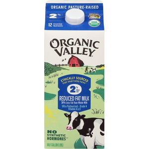 Organic Valley Milk Reduced Fat 2% Milk Fat Og2 6/64 oz [UNFI #0904672] T [ebt]