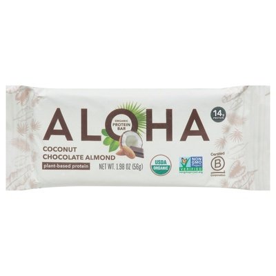 Aloha Protein Bar Organic Coconut Chocolate Almond Og2 12/1.98 OZ [UNFI-CARLISLE #2734689] [ebt]