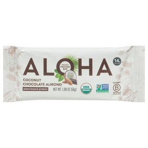 Aloha Protein Bar Organic Coconut Chocolate Almond Og2 12/1.98 OZ [UNFI-CARLISLE #2734689] [ebt]