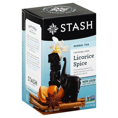 Stash Tea Herbal Tea Licorice Spice Caffeine Free Bags 6/20 BAG [UNFI #505016] [ebt]
