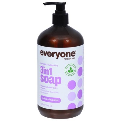 Everyone Soap 3 In 1 Vanilla + Lavender 1/32 OZ [UNFI-CARLISLE #2513398] T